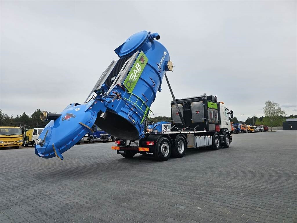 Kommunaal-/ Erisõiduk Scania Disab Centurion P210/8 Vacuum suction loader: pilt 4