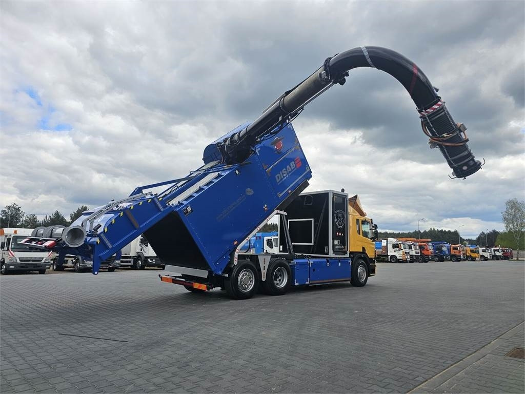 Scania DISAB ENVAC Saugbagger vacuum cleaner excavator su - Prügiauto: pilt 1 Scania DISAB ENVAC Saugbagger vacuum cleaner excavator su - Prügiauto: pilt 1