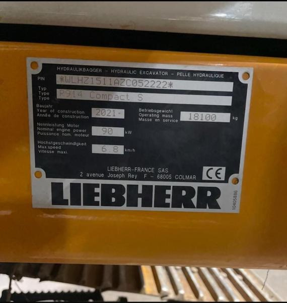 Lintekskavaator Liebherr R914 compact S: pilt 8