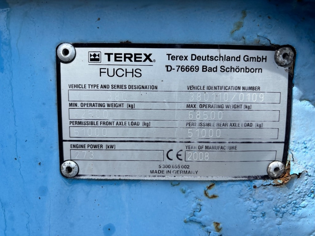Jäätme-/ Tööstuslik käitleja Fuchs MHL 380: pilt 22