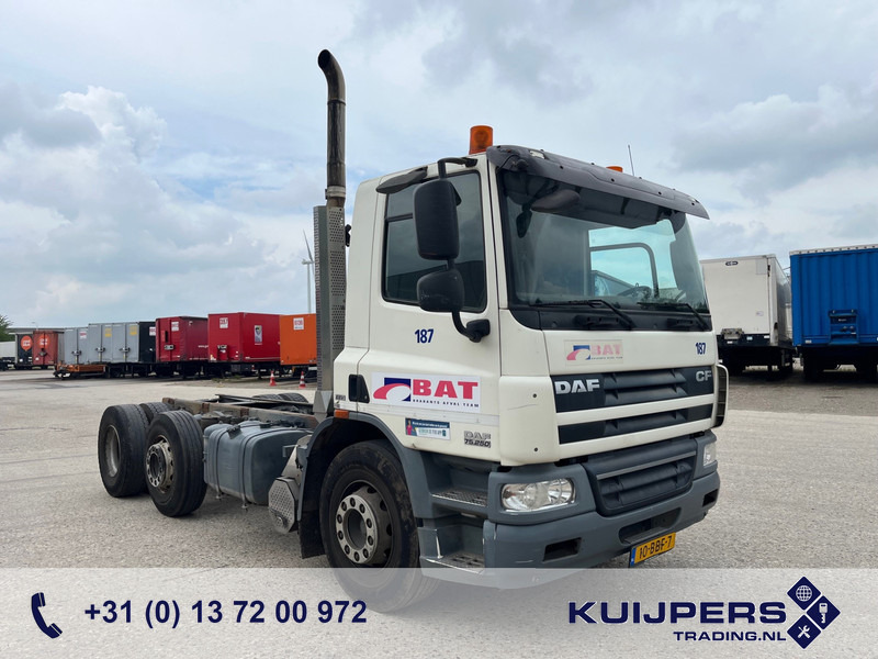 DAF FAG CF75.250 EEV / 6x2 / 158 DKM / Chassis-Cabine / - Kabiinišassiiga veoauto: pilt 1 DAF FAG CF75.250 EEV / 6x2 / 158 DKM / Chassis-Cabine / - Kabiinišassiiga veoauto: pilt 1
