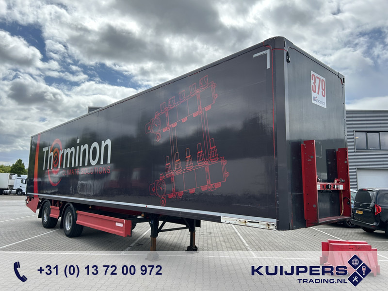 Groenewegen Jumbo DRO-14-18 / Box Trailer / 2x Stuuras / Laadklep / APK 06-26 - Furgoonpoolhaagis: pilt 1 Groenewegen Jumbo DRO-14-18 / Box Trailer / 2x Stuuras / Laadklep / APK 06-26 - Furgoonpoolhaagis: pilt 1