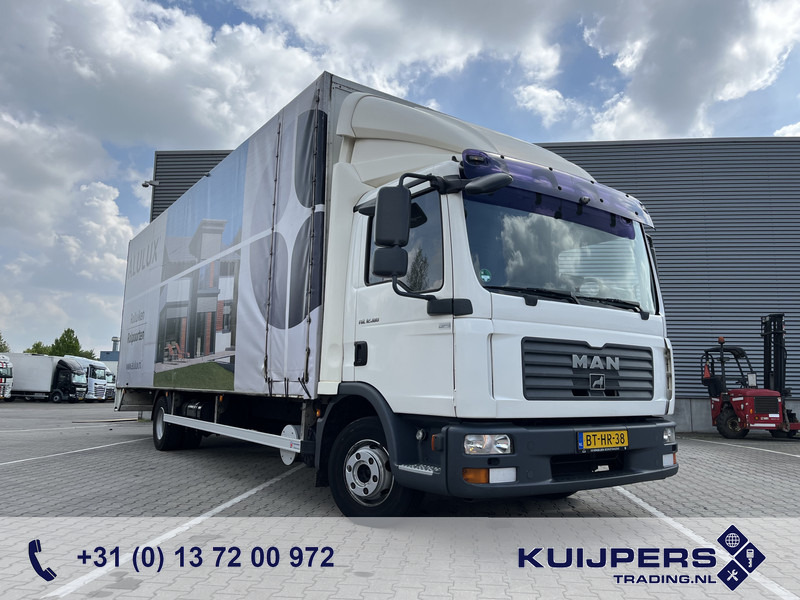MAN TGL 12.180 / 12 Ton / 781 dkm / Oil Leak / Canvas Box / NL Truck - Kasti veoauto: pilt 1 MAN TGL 12.180 / 12 Ton / 781 dkm / Oil Leak / Canvas Box / NL Truck - Kasti veoauto: pilt 1