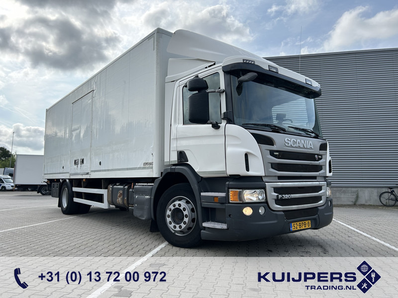 Scania P 320 / 18 ton / 545 dkm / Box 8 mtr / Loadlift / APK TUV 08-25 - Kasti veoauto: pilt 1 Scania P 320 / 18 ton / 545 dkm / Box 8 mtr / Loadlift / APK TUV 08-25 - Kasti veoauto: pilt 1