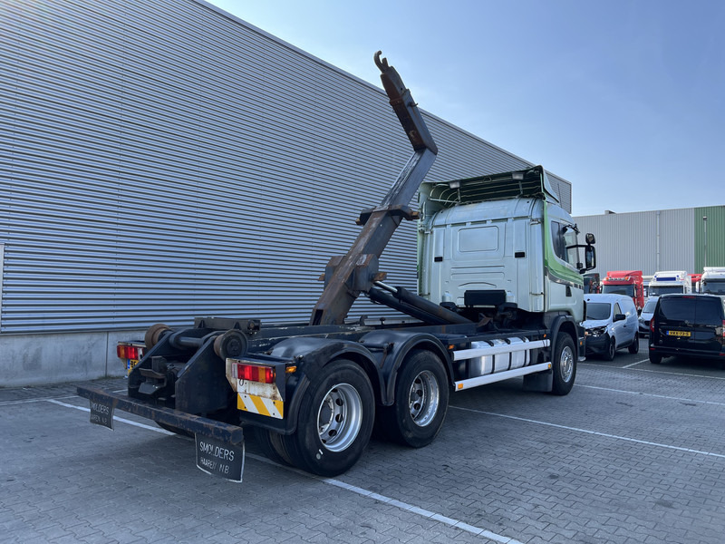 Scania R 144G V8 460 6x2 Boogie / 874 dkm / Blad - Blad / Hook Lift / NL Truck - Konkstõstukiga veoauto: pilt 2 Scania R 144G V8 460 6x2 Boogie / 874 dkm / Blad - Blad / Hook Lift / NL Truck - Konkstõstukiga veoauto: pilt 2