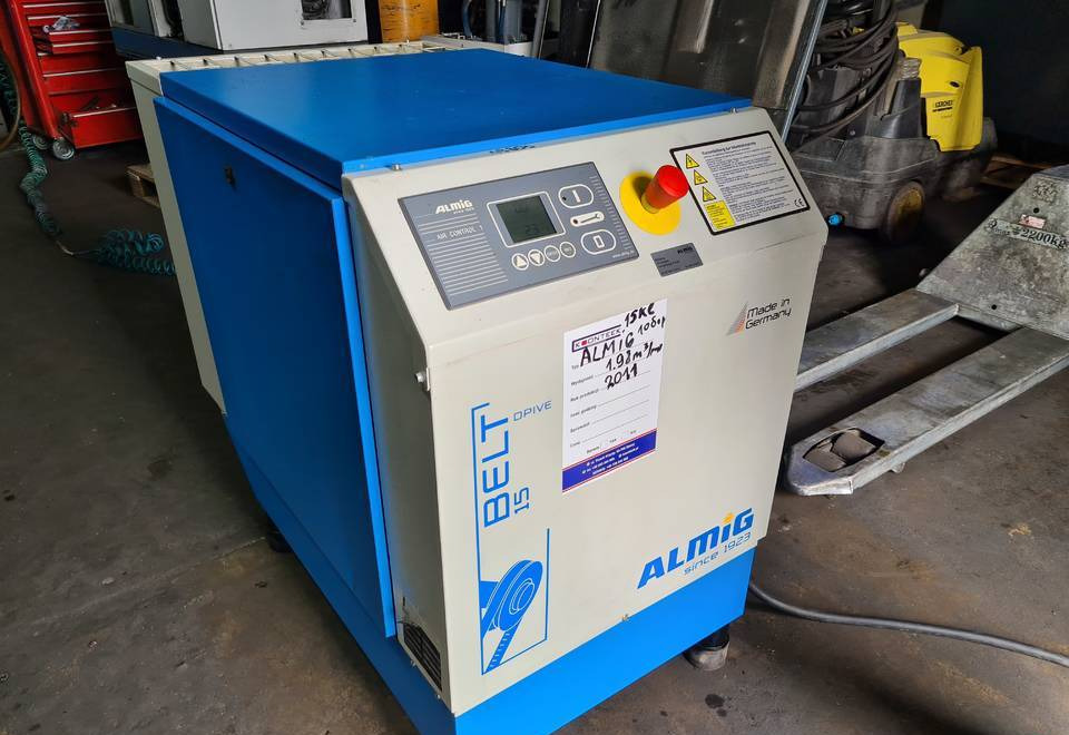 Kompresor śrubowy Almig Belt 15, 15 kw. 2011r - Õhukompressor: pilt 3 Kompresor śrubowy Almig Belt 15, 15 kw. 2011r - Õhukompressor: pilt 3