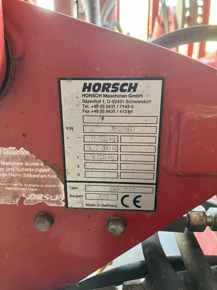 HORSCH Joker 8 RT - Ketasäke: pilt 2 HORSCH Joker 8 RT - Ketasäke: pilt 2