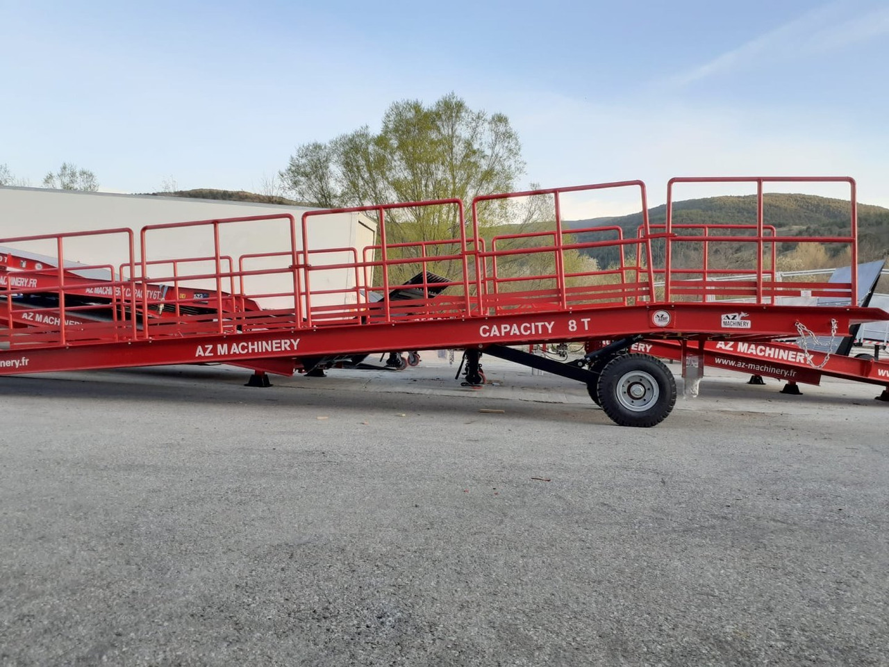 Uus Laadimisramp AZ RAMP-EASY XL-12-RL . Mobil Loading Ramp  WIDE With Level Off, 12 t Capacity: pilt 7
