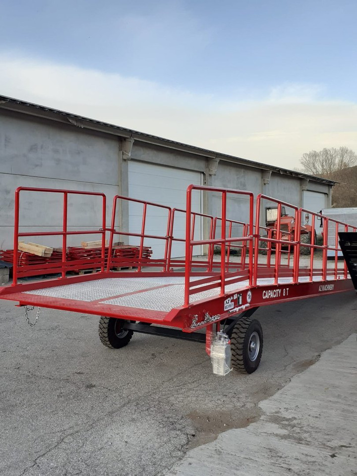 Uus Laadimisramp AZ RAMP-EASY XL-12-RL . Mobil Loading Ramp  WIDE With Level Off, 12 t Capacity: pilt 6