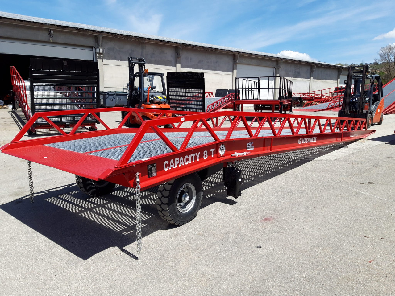 AZ RAMP EASY-XL 8 mobile loading ramp - Laadimisramp: pilt 1 AZ RAMP EASY-XL 8 mobile loading ramp - Laadimisramp: pilt 1