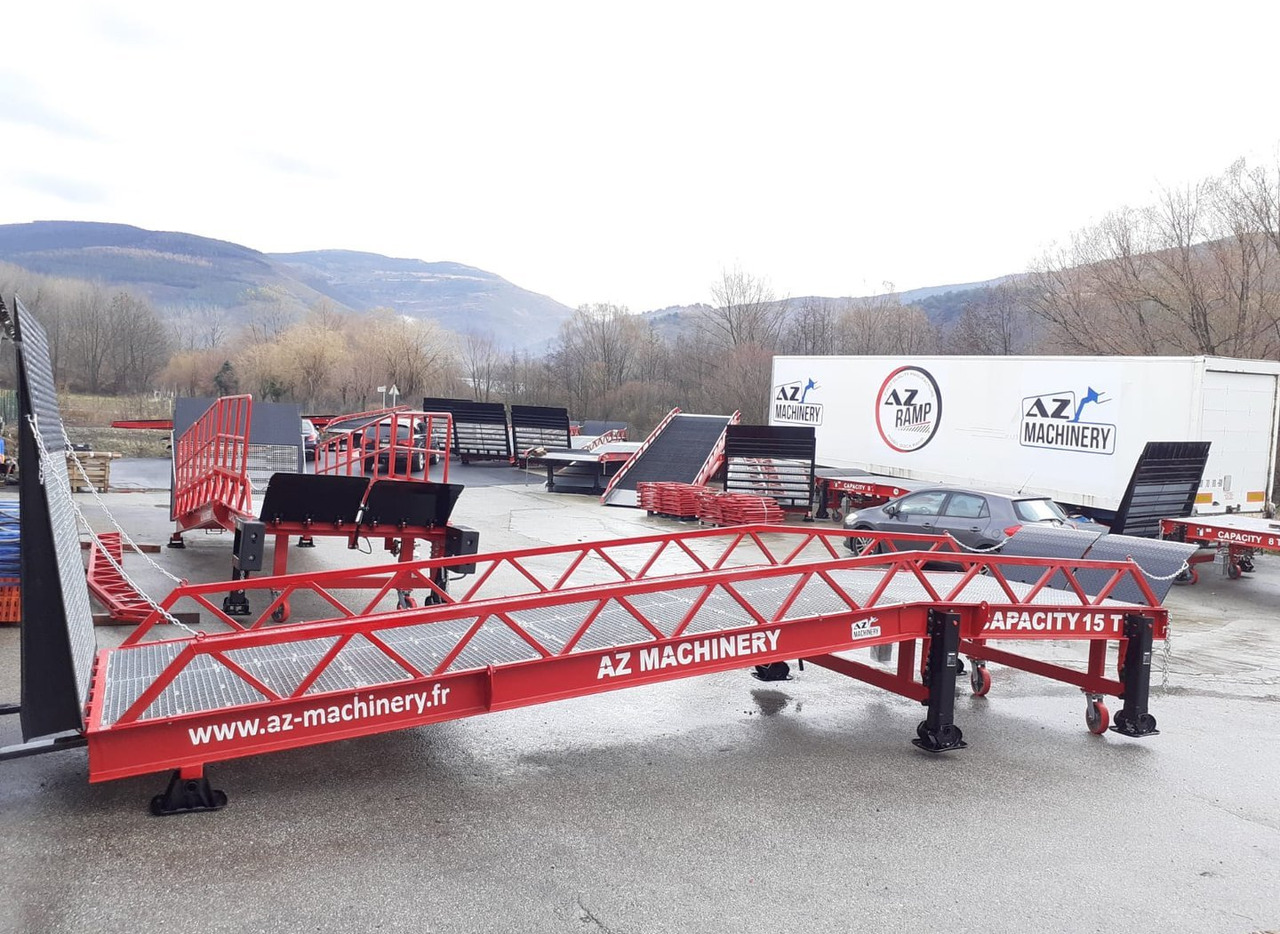 Uus Laadimisramp Loading Ramp with with electric tilting bridge -  AZ RAMP - STAR- 15T-ZR-E. 15 ton capacity: pilt 8