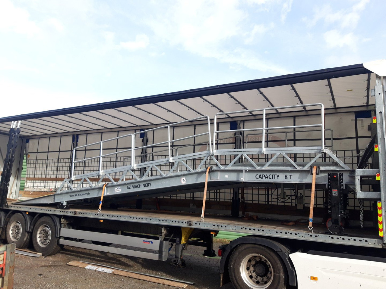 Uus Laadimisramp Loading Ramp with with hydraulic tilting bridge - AZ RAMP - STAR- 8T FULL GALVA: pilt 17 Uus Laadimisramp Loading Ramp with with hydraulic tilting bridge - AZ RAMP - STAR- 8T FULL GALVA: pilt 17