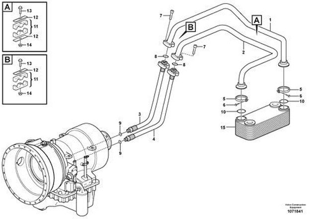 Volvo nieuwe Oliekoeler voe11033628 voe11110107 - Käigukast ja varuosad - Liigendkallur: pilt 2 Volvo nieuwe Oliekoeler voe11033628 voe11110107 - Käigukast ja varuosad - Liigendkallur: pilt 2
