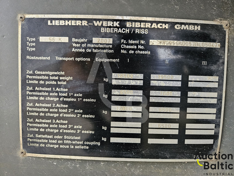 Tornkraana Liebherr 56K: pilt 20