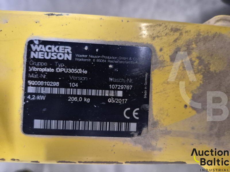 WACKER NEUSON DPU3050H - Vibraatorplaat: pilt 5 WACKER NEUSON DPU3050H - Vibraatorplaat: pilt 5