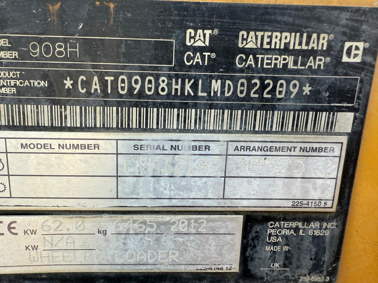 Caterpillar 908 H 2 units CAT908H - Rataslaadur: pilt 5 Caterpillar 908 H 2 units CAT908H - Rataslaadur: pilt 5