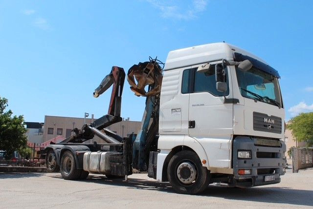 MAN TGA 26.360 FG 6x2 LL GERGEN Abroll + Penz Kran - Konkstõstukiga veoauto, Kraanaga veoauto: pilt 1 MAN TGA 26.360 FG 6x2 LL GERGEN Abroll + Penz Kran - Konkstõstukiga veoauto, Kraanaga veoauto: pilt 1