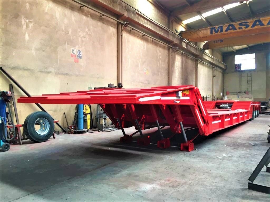 AME 100 Ton, Front Loading 4 Axle Lowbed Semi Trailer - Madal platvormpoolhaagis: pilt 3 AME 100 Ton, Front Loading 4 Axle Lowbed Semi Trailer - Madal platvormpoolhaagis: pilt 3