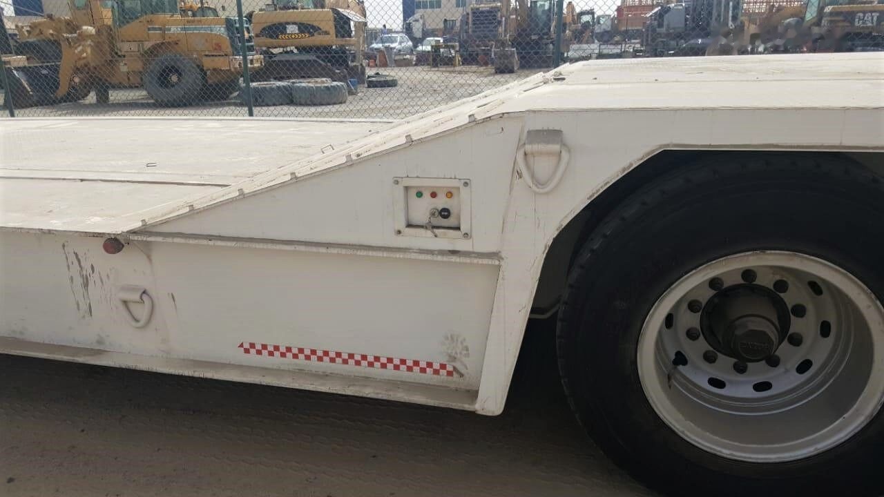 Uus Madal platvormpoolhaagis AME 120 Ton 4 Axle Front Loading Lowbed Semi-Trailer: pilt 16