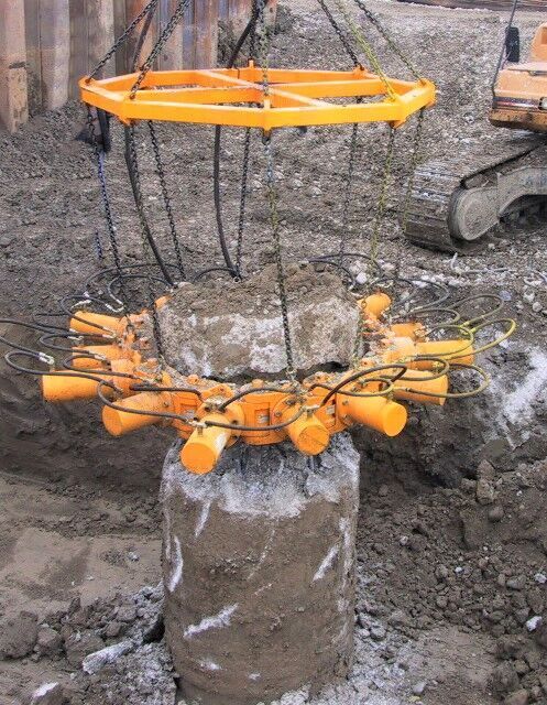 AME Hydraulic Concrete Pile Breaker - Lisaseade - Ekskavaator: pilt 4 AME Hydraulic Concrete Pile Breaker - Lisaseade - Ekskavaator: pilt 4