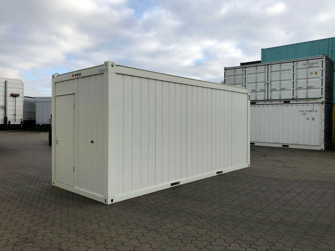 20ft Bürocontainer Wohncont.Mannschaftscontainer - Konteinerveduk/ Tõstukiga poolhaagis: pilt 2 20ft Bürocontainer Wohncont.Mannschaftscontainer - Konteinerveduk/ Tõstukiga poolhaagis: pilt 2