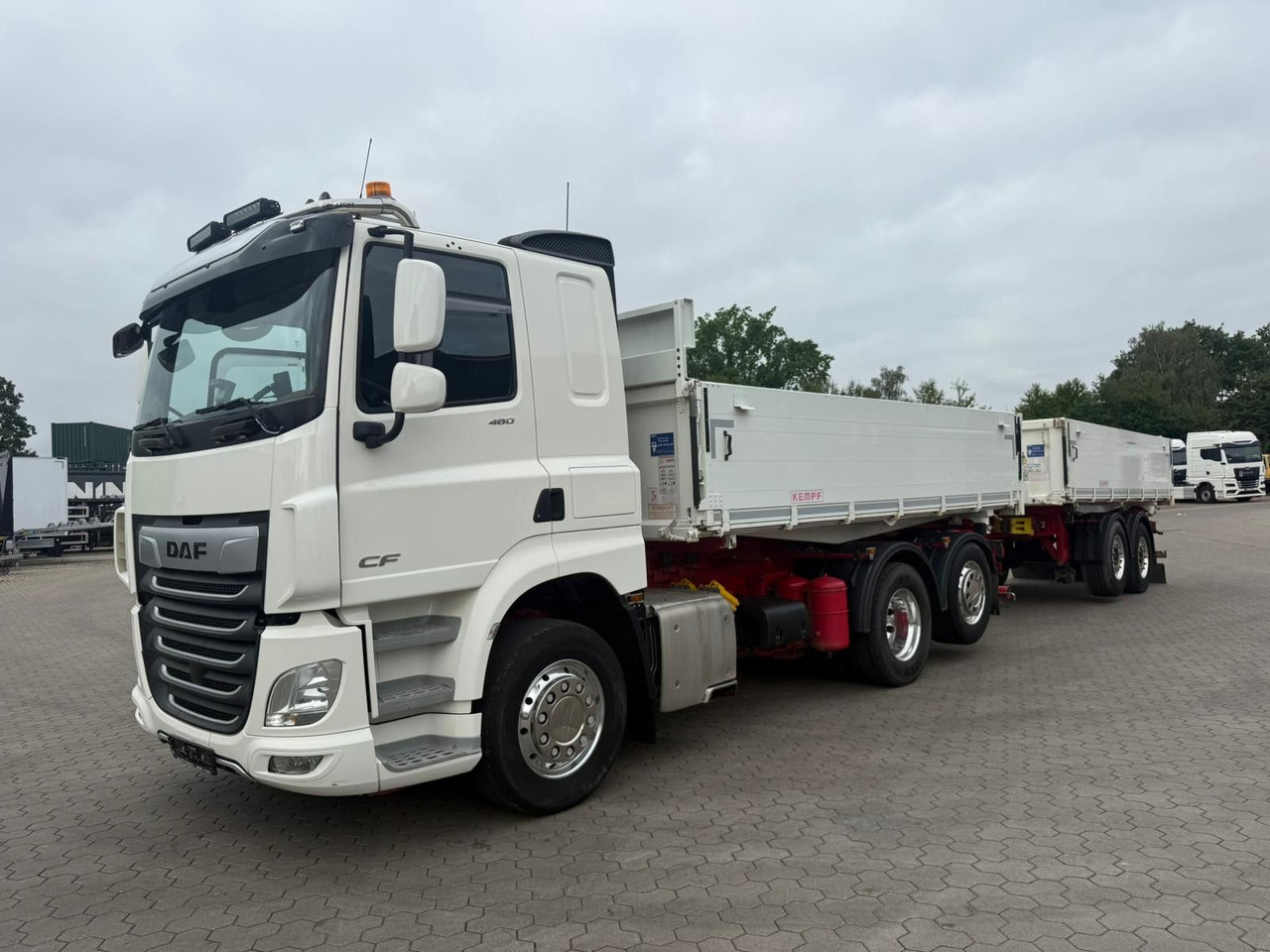 DAF CF 480 FAN 6x2 Dreiseitenkipper Inkl. Anhänger - Kallurauto: pilt 2 DAF CF 480 FAN 6x2 Dreiseitenkipper Inkl. Anhänger - Kallurauto: pilt 2