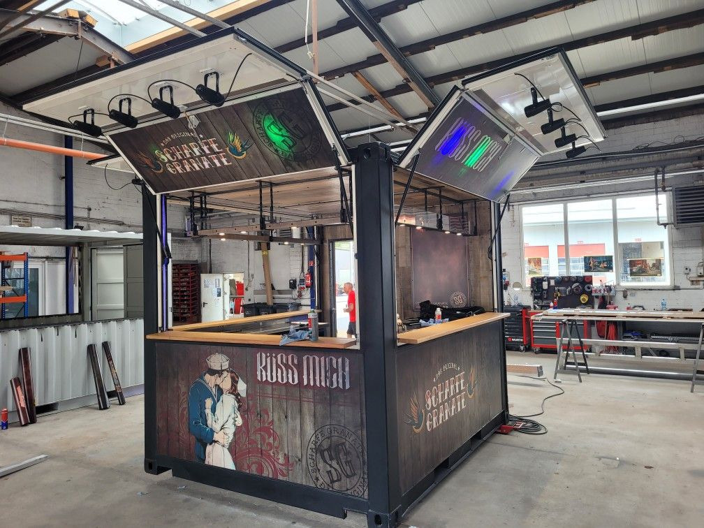 Premium Container Mobile Bar Event Food Truck Kn - Haagis: pilt 2 Premium Container Mobile Bar Event Food Truck Kn - Haagis: pilt 2