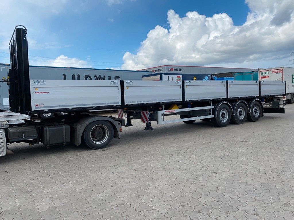 Kässbohrer Bordwandauflieger Twistlocks - Platvorm/ Madelpoolhaagis: pilt 1 Kässbohrer Bordwandauflieger Twistlocks - Platvorm/ Madelpoolhaagis: pilt 1