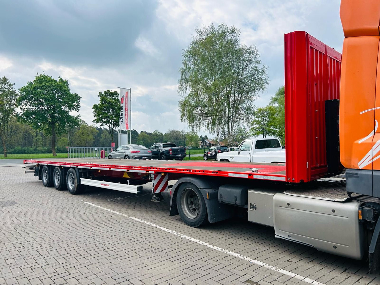 Kässbohrer K.SFS M Mega Plattform Auflieger Sofort Verfügba - Platvorm/ Madelpoolhaagis: pilt 2 Kässbohrer K.SFS M Mega Plattform Auflieger Sofort Verfügba - Platvorm/ Madelpoolhaagis: pilt 2