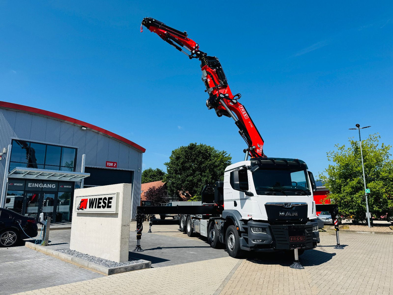 MAN TGS 32.510 mit F710 Frontkran sofort - Madelveok/ Platvormveok, Kraanaga veoauto: pilt 1 MAN TGS 32.510 mit F710 Frontkran sofort - Madelveok/ Platvormveok, Kraanaga veoauto: pilt 1