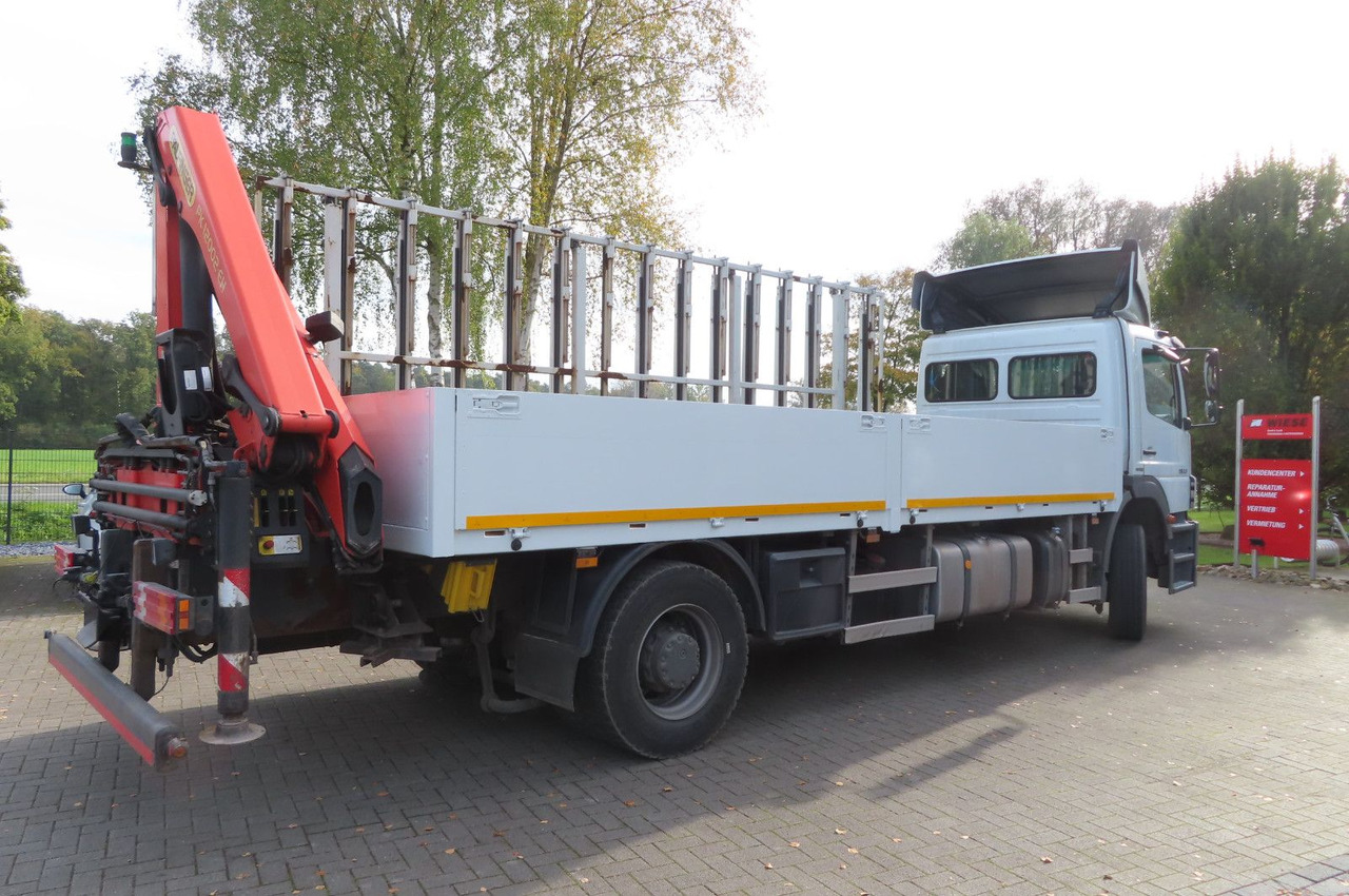 Mercedes-Benz Axor 1833 L - Glastransporter Kran Palfinger - Kraanaga veoauto: pilt 1 Mercedes-Benz Axor 1833 L - Glastransporter Kran Palfinger - Kraanaga veoauto: pilt 1