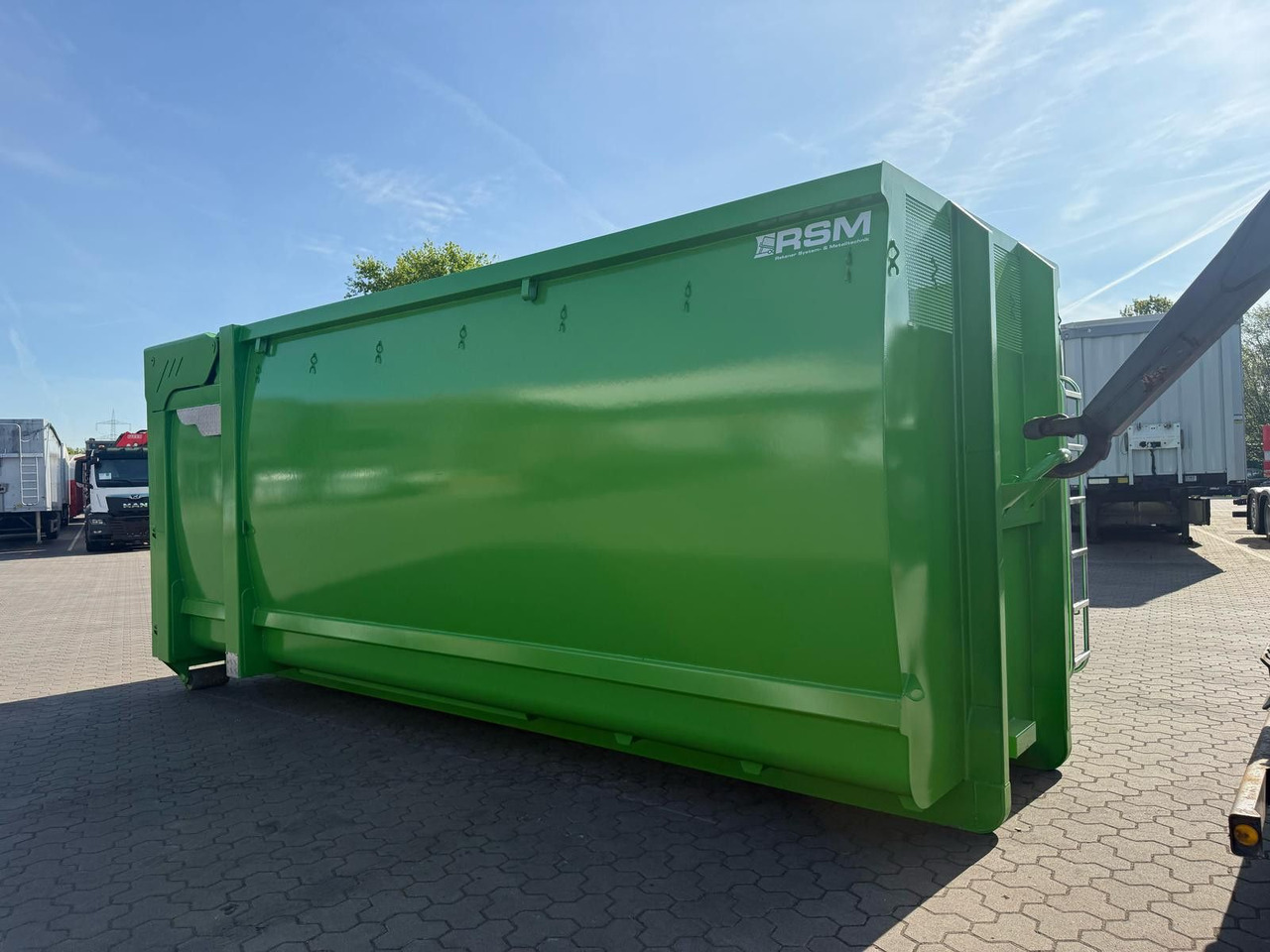RSM Abrollcontainer 38m³ mit hydr. Heckklappe - Konteinerveduk/ Tõstukiga poolhaagis: pilt 4 RSM Abrollcontainer 38m³ mit hydr. Heckklappe - Konteinerveduk/ Tõstukiga poolhaagis: pilt 4