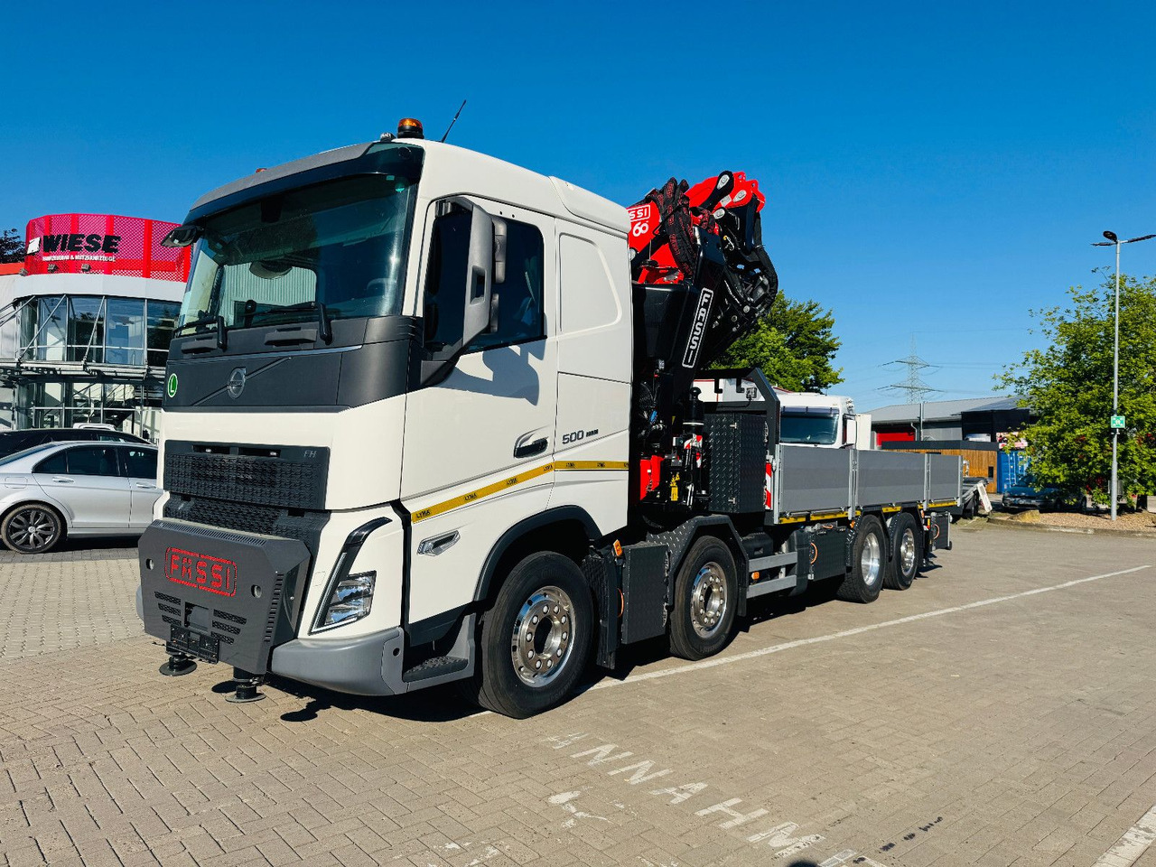 Volvo FH 500 8x2 mit F710RA.2.27 L426 und V20 Winde - Madelveok/ Platvormveok, Kraanaga veoauto: pilt 1 Volvo FH 500 8x2 mit F710RA.2.27 L426 und V20 Winde - Madelveok/ Platvormveok, Kraanaga veoauto: pilt 1