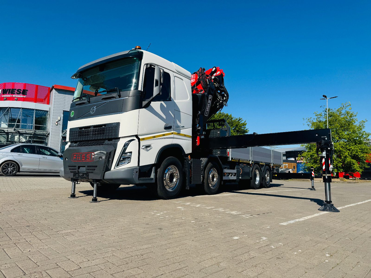 Madelveok/ Platvormveok, Kraanaga veoauto Volvo FH 500 8x2 mit F710RA.2.27 L426 und V20 Winde: pilt 14