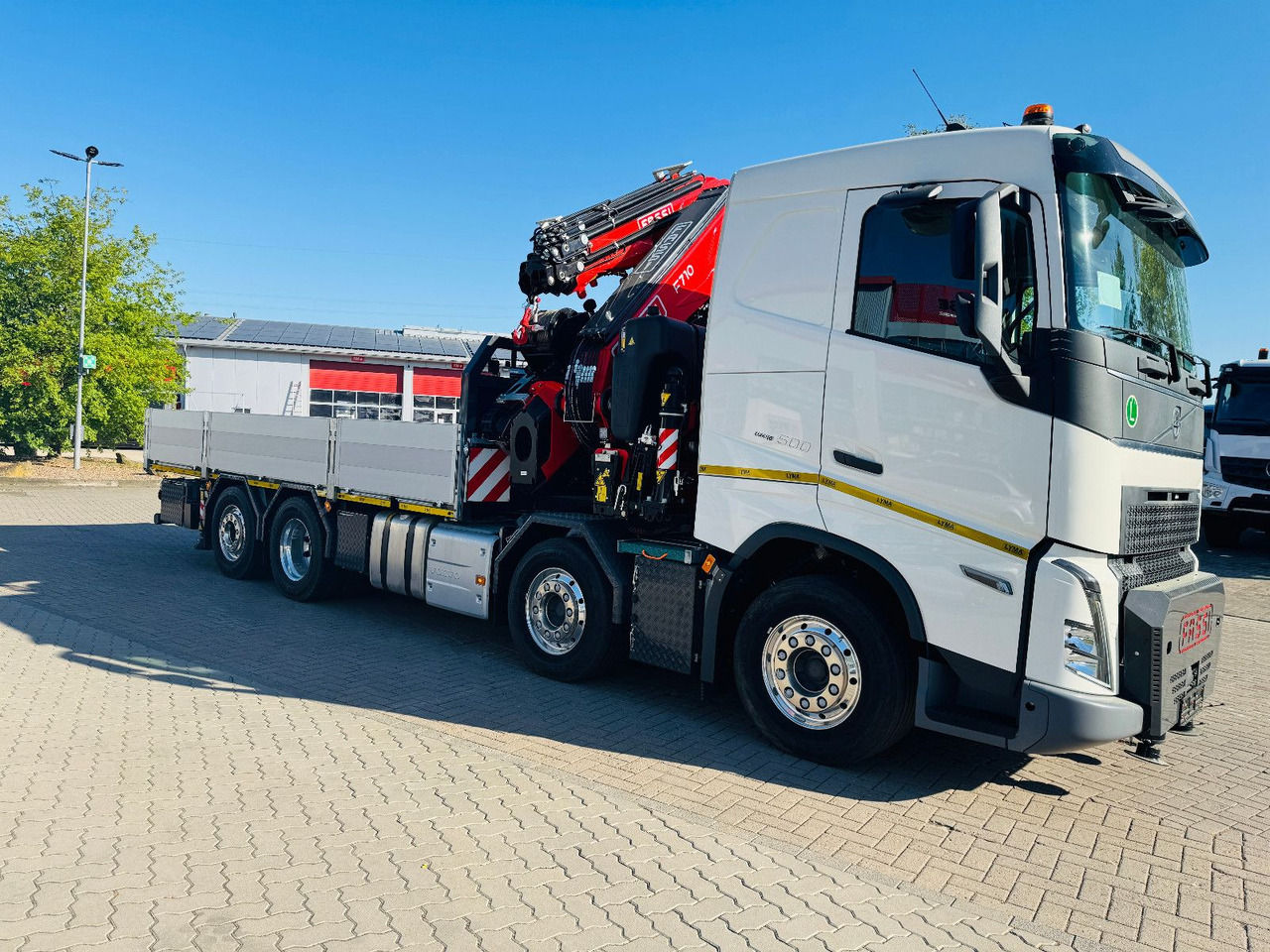Madelveok/ Platvormveok, Kraanaga veoauto Volvo FH 500 8x2 mit F710RA.2.27 L426 und V20 Winde: pilt 10