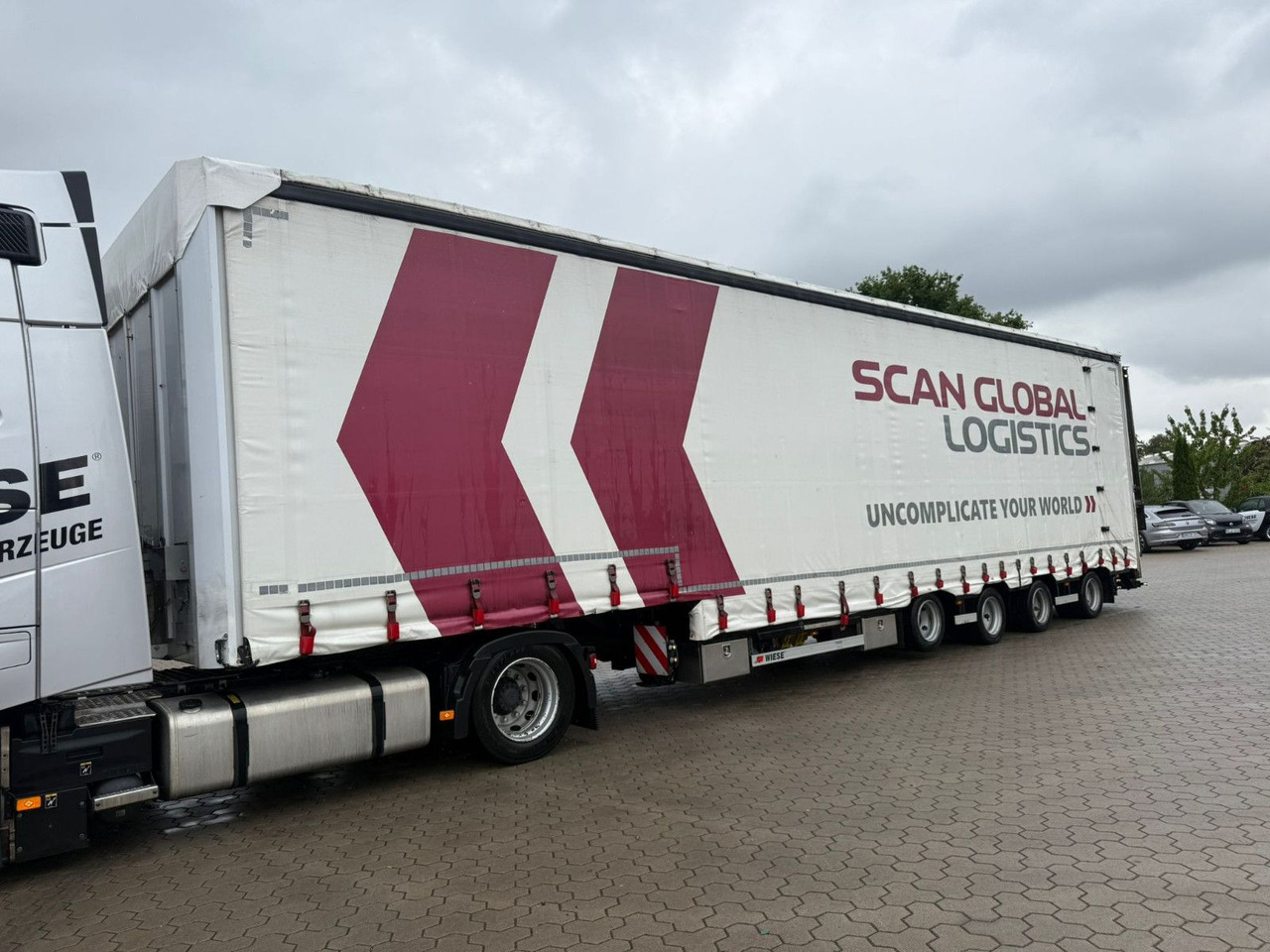 Wiese 4-Achs Mega Gabelstaplertransporter Rampe - Madal platvormpoolhaagis: pilt 3 Wiese 4-Achs Mega Gabelstaplertransporter Rampe - Madal platvormpoolhaagis: pilt 3