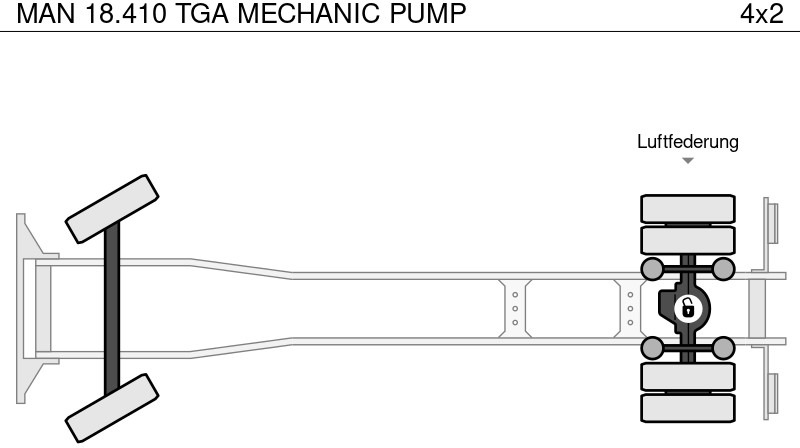 Kasti veoauto MAN 18.410 TGA MECHANIC PUMP: pilt 9
