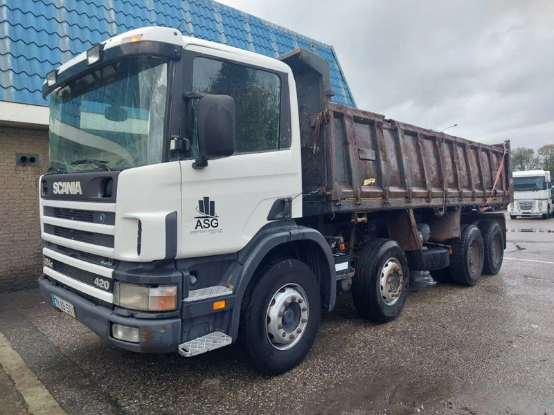Scania P124-420 8x4 Kipper Steel - Kallurauto: pilt 1 Scania P124-420 8x4 Kipper Steel - Kallurauto: pilt 1