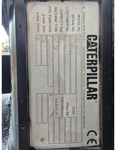 Haarats sorteergrijper caterpillar g315b sorting grapple: pilt 6
