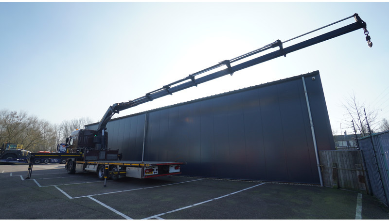 DAF XF 460 6X2 FLATBED TRUCK WITH PALFINGER PK 50002 CRANE - Kraanaga veoauto: pilt 3 DAF XF 460 6X2 FLATBED TRUCK WITH PALFINGER PK 50002 CRANE - Kraanaga veoauto: pilt 3