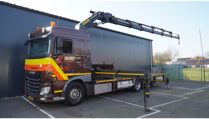DAF XF 460 6X2 FLATBED TRUCK WITH PALFINGER PK 50002 CRANE - Kraanaga veoauto: pilt 2 DAF XF 460 6X2 FLATBED TRUCK WITH PALFINGER PK 50002 CRANE - Kraanaga veoauto: pilt 2