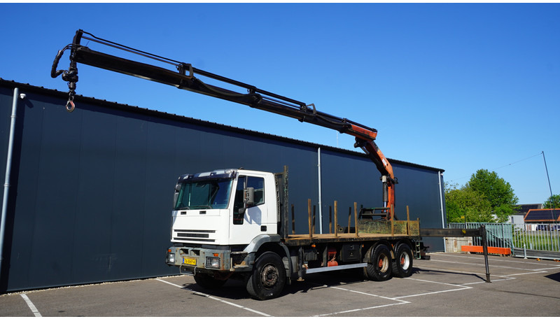 Iveco EUROTRAKKER CURSOR 350 6X4 FLATBED WITH PALFINGER PK 20002 CRANE - Kraanaga veoauto: pilt 2 Iveco EUROTRAKKER CURSOR 350 6X4 FLATBED WITH PALFINGER PK 20002 CRANE - Kraanaga veoauto: pilt 2