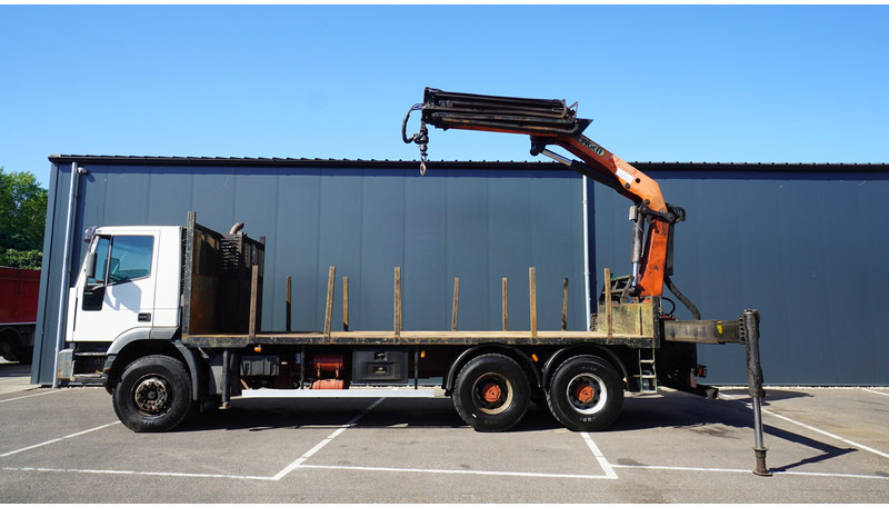 Iveco EUROTRAKKER CURSOR 350 6X4 FLATBED WITH PALFINGER PK 20002 CRANE - Kraanaga veoauto: pilt 1 Iveco EUROTRAKKER CURSOR 350 6X4 FLATBED WITH PALFINGER PK 20002 CRANE - Kraanaga veoauto: pilt 1