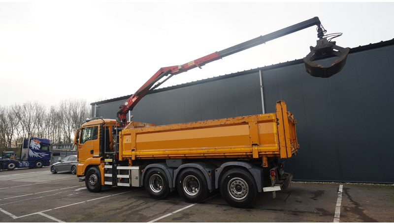 MAN TGS 35.440 8X4 2 SIDE TIPPER WITH HMF Z 1943 CRANE 415.000KM - Kraanaga veoauto: pilt 4 MAN TGS 35.440 8X4 2 SIDE TIPPER WITH HMF Z 1943 CRANE 415.000KM - Kraanaga veoauto: pilt 4