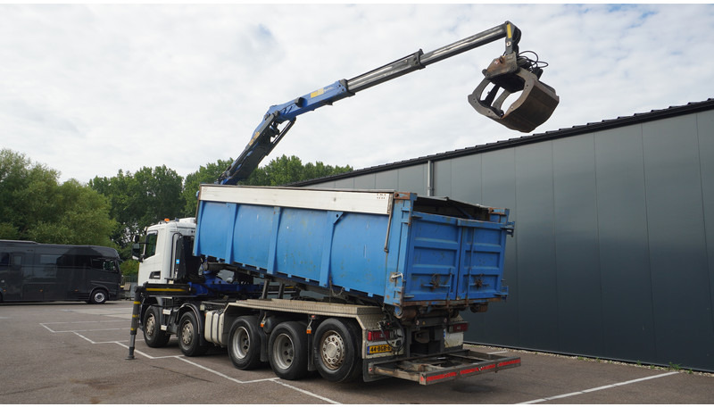 Scania G 490 10X4 CABLE SYSTEM TRUCK WITH PALFINGER Q180Z95TR CRANE - Kraanaga veoauto: pilt 3 Scania G 490 10X4 CABLE SYSTEM TRUCK WITH PALFINGER Q180Z95TR CRANE - Kraanaga veoauto: pilt 3
