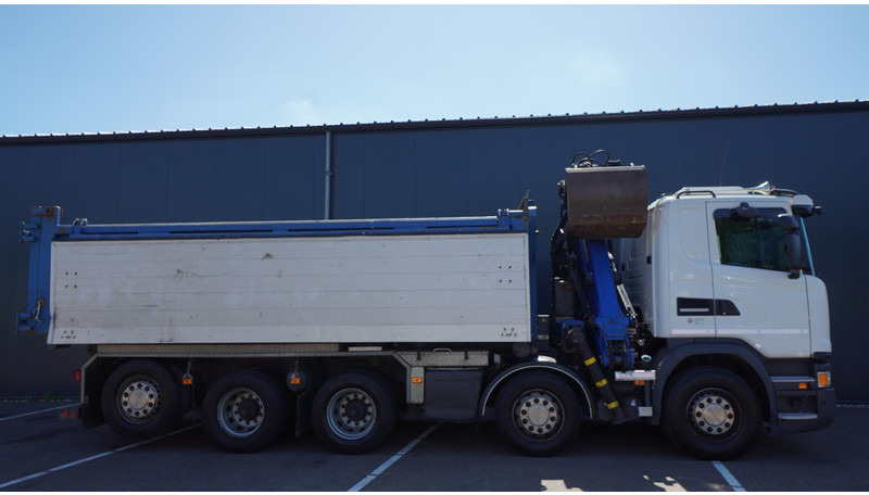 Scania G 490 10X4 CABLE SYSTEM TRUCK WITH PALFINGER Q180Z95TR CRANE - Kraanaga veoauto: pilt 4 Scania G 490 10X4 CABLE SYSTEM TRUCK WITH PALFINGER Q180Z95TR CRANE - Kraanaga veoauto: pilt 4