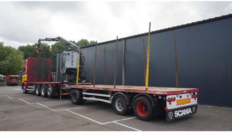 Scania R 580 V8 8X4 LOGTRANSPORT COMBI WITH MTDK YEAR 2012 TRAILER KESLA 46 CRANE - Metsaveok, Kraanaga veoauto: pilt 5 Scania R 580 V8 8X4 LOGTRANSPORT COMBI WITH MTDK YEAR 2012 TRAILER KESLA 46 CRANE - Metsaveok, Kraanaga veoauto: pilt 5