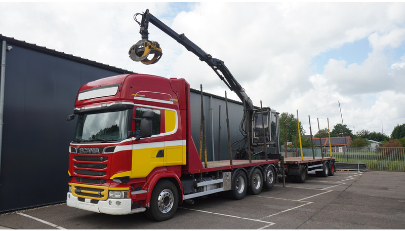 Scania R 580 V8 8X4 LOGTRANSPORT COMBI WITH MTDK YEAR 2012 TRAILER KESLA 46 CRANE - Metsaveok, Kraanaga veoauto: pilt 3 Scania R 580 V8 8X4 LOGTRANSPORT COMBI WITH MTDK YEAR 2012 TRAILER KESLA 46 CRANE - Metsaveok, Kraanaga veoauto: pilt 3