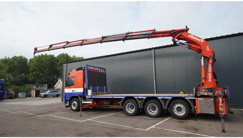 Volvo FM 450 8X4 FLATBED WITH GORMACH 3400E6 CRANE - Kraanaga veoauto: pilt 3 Volvo FM 450 8X4 FLATBED WITH GORMACH 3400E6 CRANE - Kraanaga veoauto: pilt 3