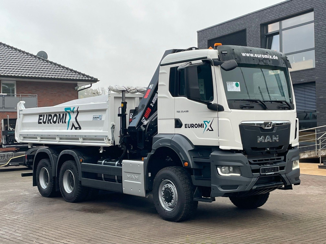 MAN TGS 33.440 6x6 /3-Seiten- Kipper / HIAB 228-6 - Kallurauto, Kraanaga veoauto: pilt 4 MAN TGS 33.440 6x6 /3-Seiten- Kipper / HIAB 228-6 - Kallurauto, Kraanaga veoauto: pilt 4